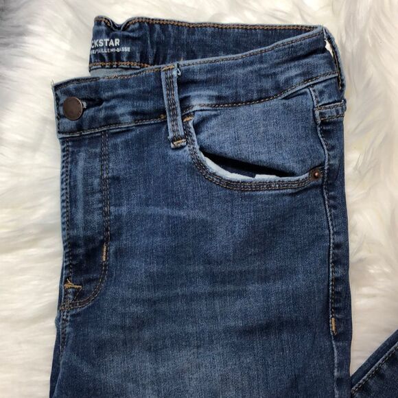 Old Navy Rockstar Mid Rise Jeans Kirrie Blue 10R - Picture 3 of 16